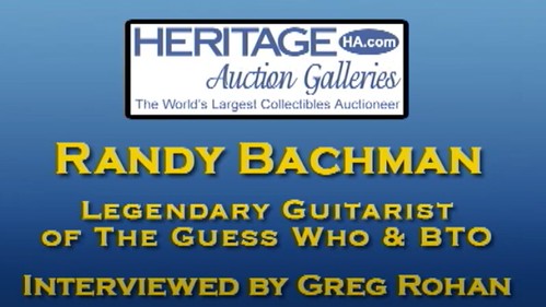 Randy Bachman collection title card