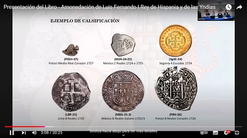 Book - Louis I King of Spain - Coin Types