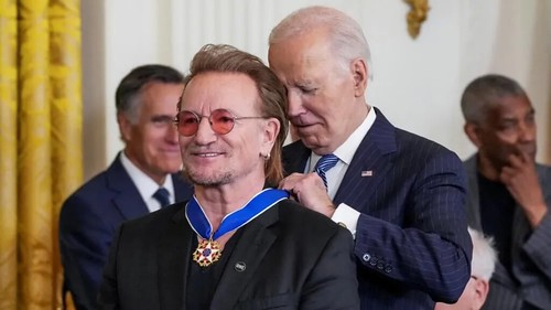 Bono awarded Medal of Freedom