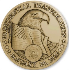 Jakowicz proposed 2025 Trump Inaugural Medal reverse