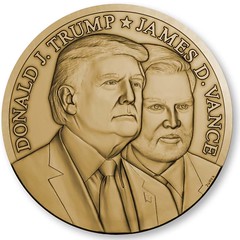 Jakowicz proposed 2025 Trump Inaugural Medal obverse