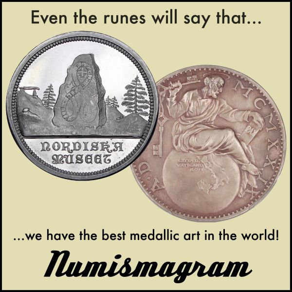 Numismagram E-Sylum ad121 Runes