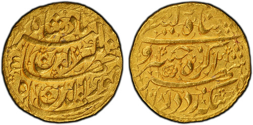 SARC Sale 51 Lot 0651 Mughal Empire Jahangir heavy mohur AH1018 year 4