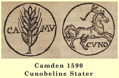 Camden 1590 Cunobeline Stater