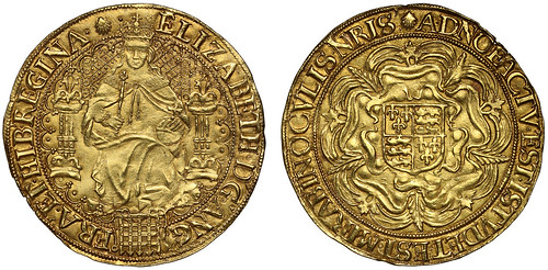 Sovereign Rarities Auction XVII Lot 021 Elizabeth I gold Sovereign sixth issue