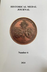 Historical Medal Journal No. 6 cover