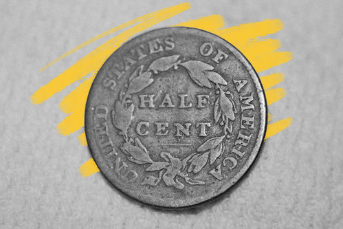 1826 Half Cent reverse