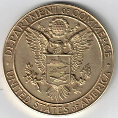 DEpt. of Commerce Gold Medal reverse