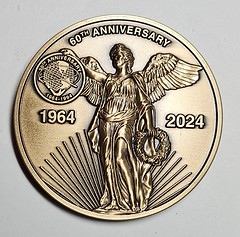 FCC 60th anniversary medal bronze reverse