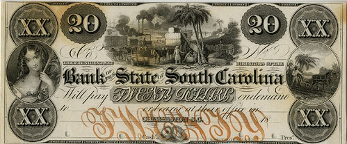 AIA Auction 100 Lot 358 Bank of the State of South Carolina $20 proof