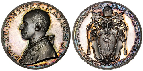 Pope Pius XII silver Medal