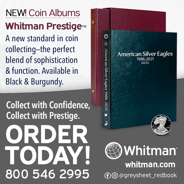 Whitman E-Sylum ad 2025-07 Prestige Albums
