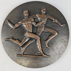 1980 Russian Olympics Bronze Plaque obverse