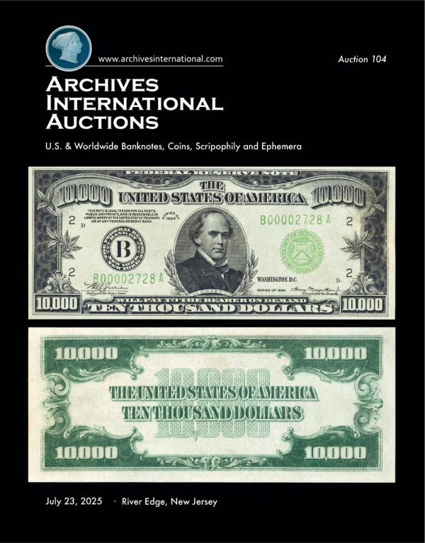 Archives International Sale 104 cover front