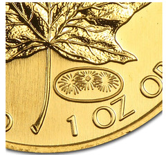 1999-2000 Canadian Maple Leaf gold fireworks privy mark