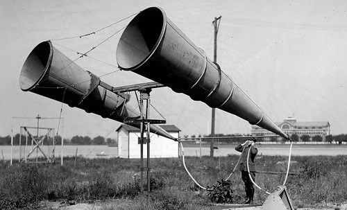 two-horn listening device at Bolling Field, Washington, DC