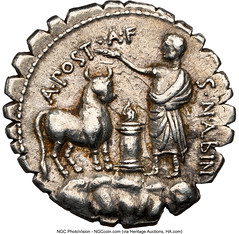 Heritage Auctions Roman Republic Ancient Coins Item 2 Reverse