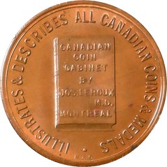 1892 Joseph Leroux advertising token LR-05 obverse