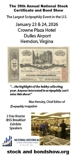 Stock and Bond Show E-Sylum ad 2025 vertical