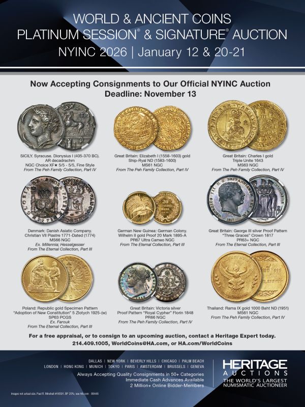 Heritage E-Sylum ad 2025-09-28