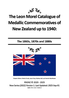 Morel New Zealand Medals 1860s-80s book cover