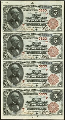 Heritage Covina, CA Uncut Brownback Sheet 1