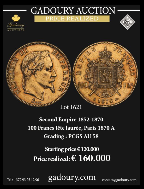 Gadoury E-Sylum ad 2025 Price Realized 7