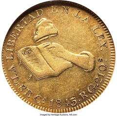 Heritage Mexican Coins Item 5 Obverse