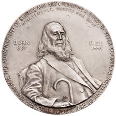 1959.148.41.obv 1909 Peter Cooper Medal
