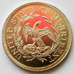 1996 Gallery Mint Peace Dollar reverse