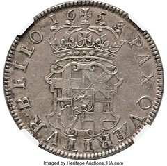Heritage: Great Britain Showcase Auction Item 5 Reverse Oliver Cromwell Crown ND (1658/1657) AU58 NGC,.jpg
