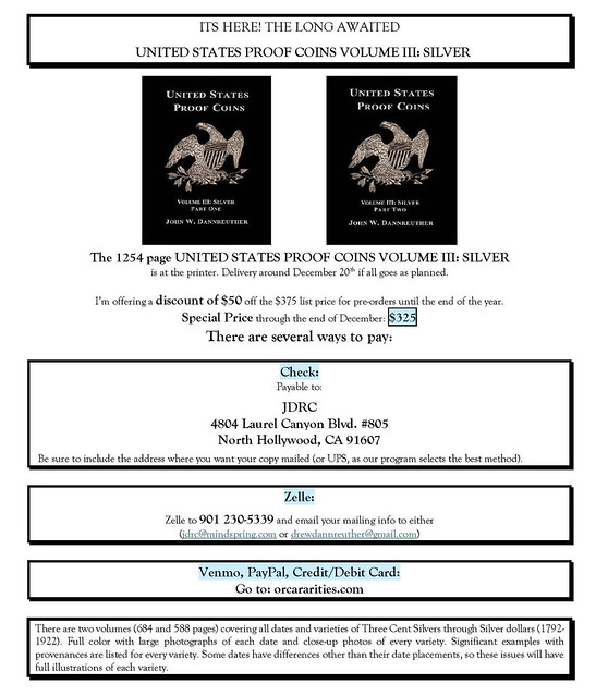 Proof Silver book flyer