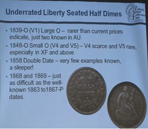 Underrated Liberty Seated Half Dimes
