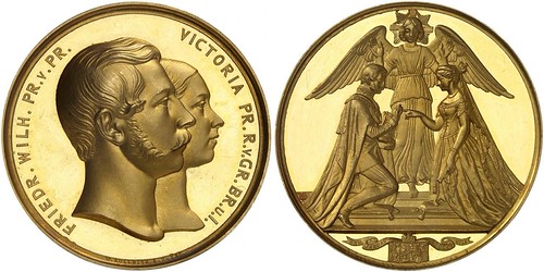 Atlas Numismatics Selections: September 20, 2026 Item 5 Obverse 1088021 | GREAT BRITAIN. Victoria. (Queen, 1837-1901). 1858-Dated AV Medal of 30 Ducats Weight. NGC MS64DPL (Deep Prooflike).jpg