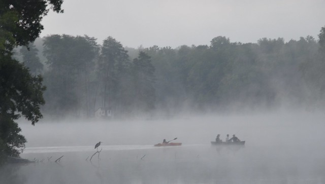 Enjoy boating on the lake - at Bear Creek Lake State Park, Virginia