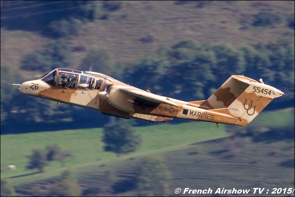 North American Rockwell OV-10B Bronco 2015 , F-AZKM , montelimar, Coupe Icare 42 edition 2015 , St Hilaire Touvet , coupeicare 2015 , Meeting Aerien 2015
