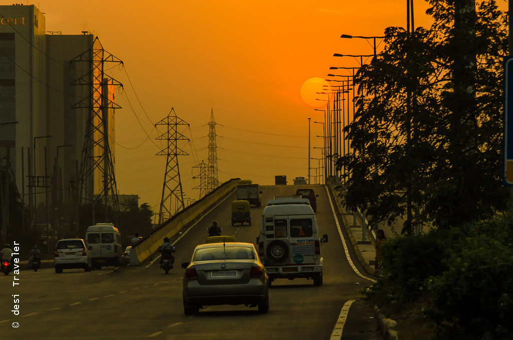 Sunset In Gurgaon