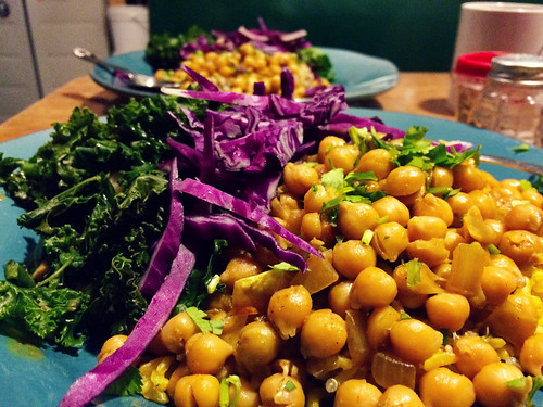 Homemade Sprouted Chic Pea Dinner with Ana (Dec 30 2015)