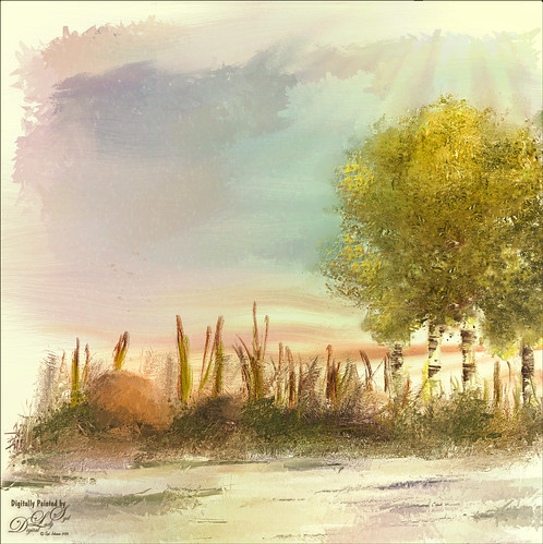 Painted tree landscape height=