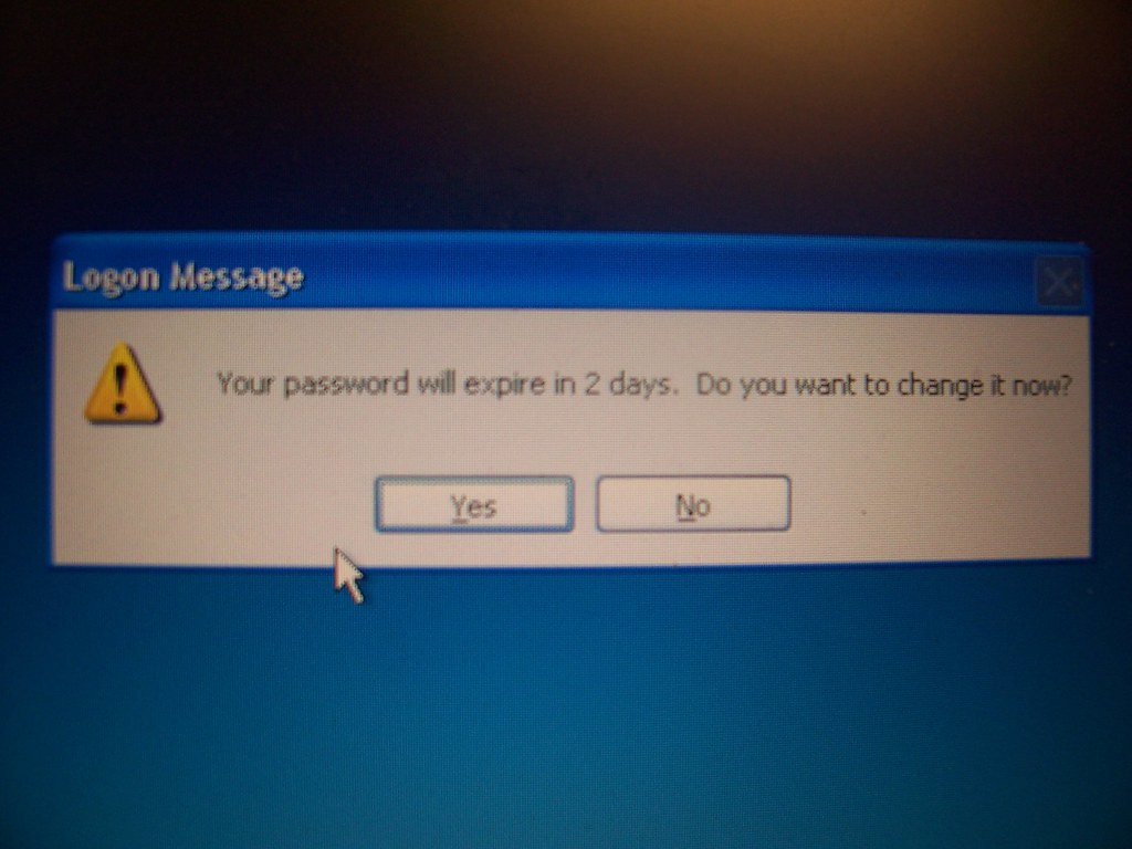 Password has expired