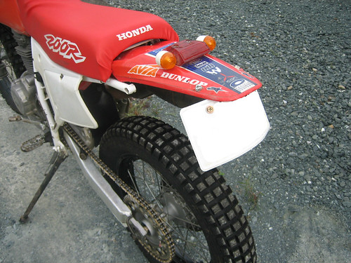 新リアフェンダー – XR200RKAI | Live to Ride! Ride to Live!!