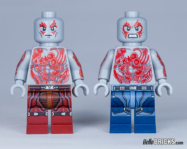 LEGO Guardians of The Galaxy - Minifigures comparison