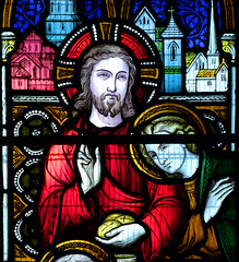 Christ and St John by Hardman & Co
