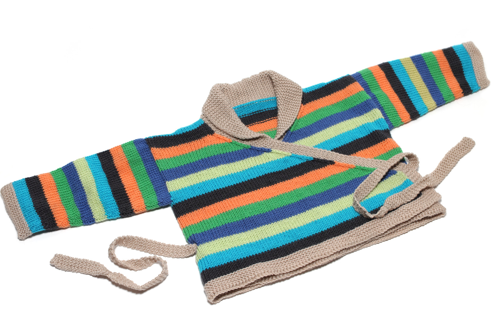 FO: Stripy baby jacket | Blog | It's a Stitch Up