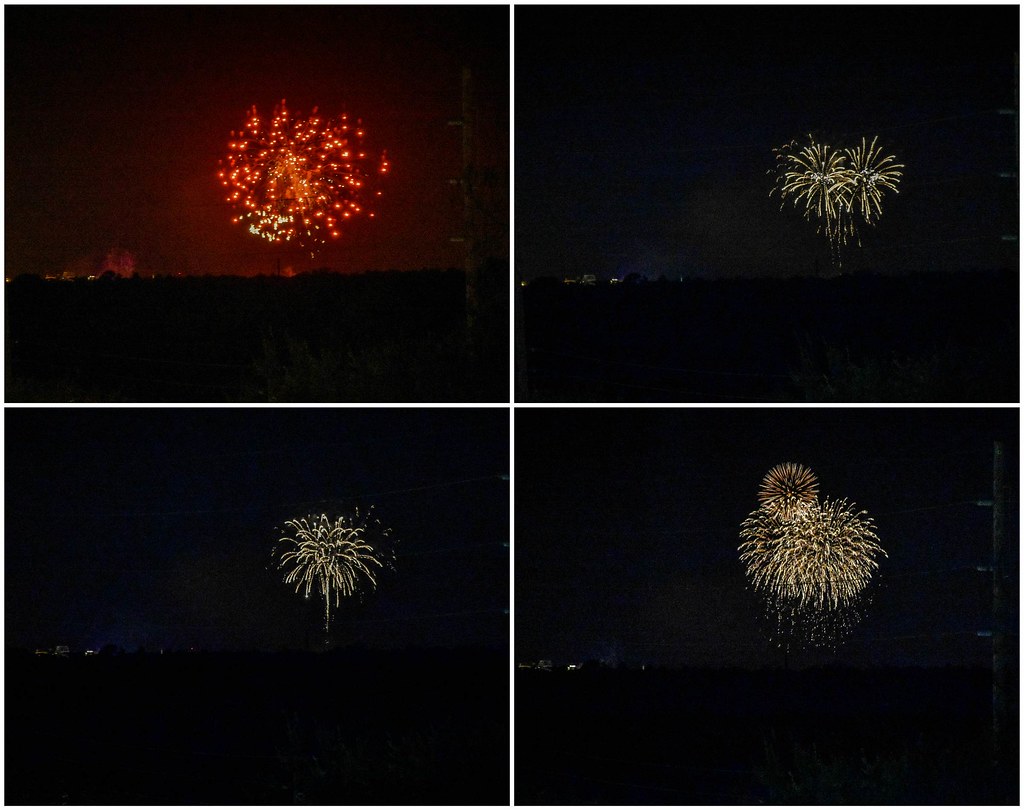fireworks from our room