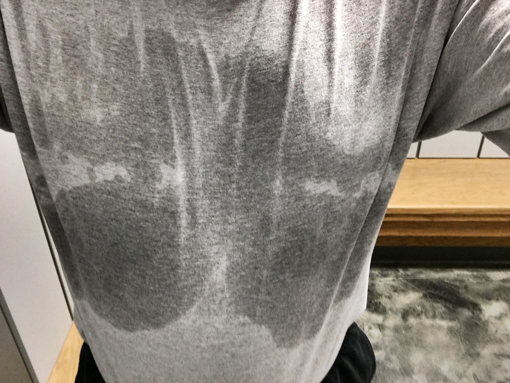 Breaking a sweat a sweat at the gym, March 29, 2018 (Apple iPhone 6s)