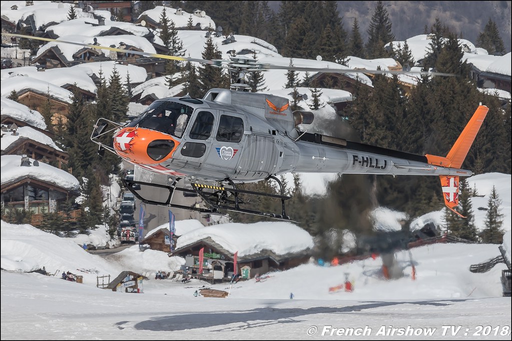 H125 - F-HLLJ , CMBH - Chamonix Mont blanc Hélico , Fly Courchevel 2018 - Altiport Courchevel , Meeting Aerien 2018