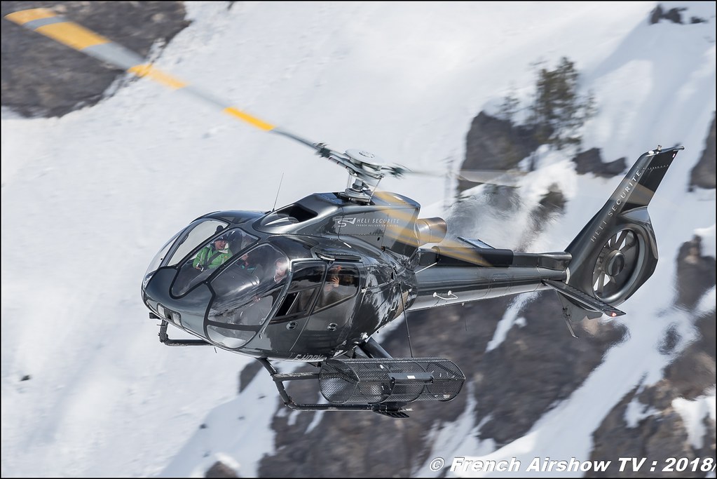 Eurocopter EC-130B-4 - F-HDRY , Héli Securité - Helicopter Airline , Fly Courchevel 2018 - Altiport Courchevel , Meeting Aerien 2018