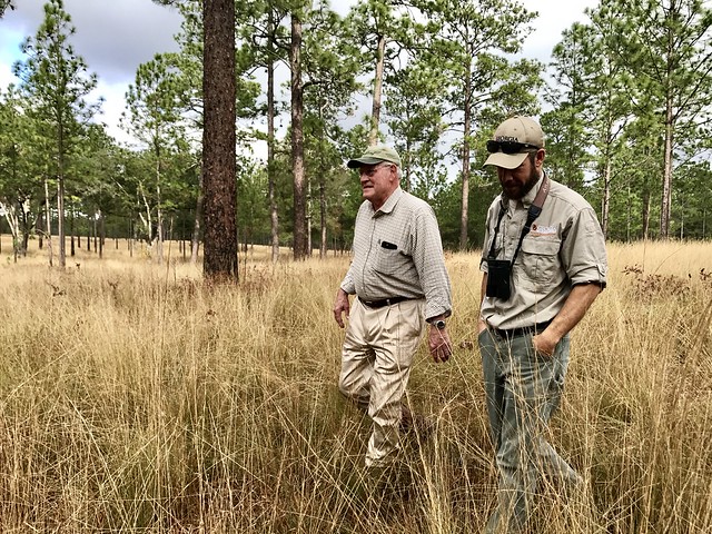 Charley Tarver, left, and Joe Burnam, a biologist with the Georgia Department of Natural Resources