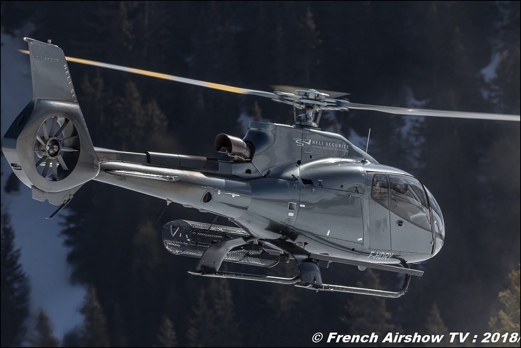 Eurocopter EC-130B-4 - F-HDRY , Héli Securité - Helicopter Airline, Fly Courchevel 2018 - Altiport Courchevel , Meeting Aerien 2018